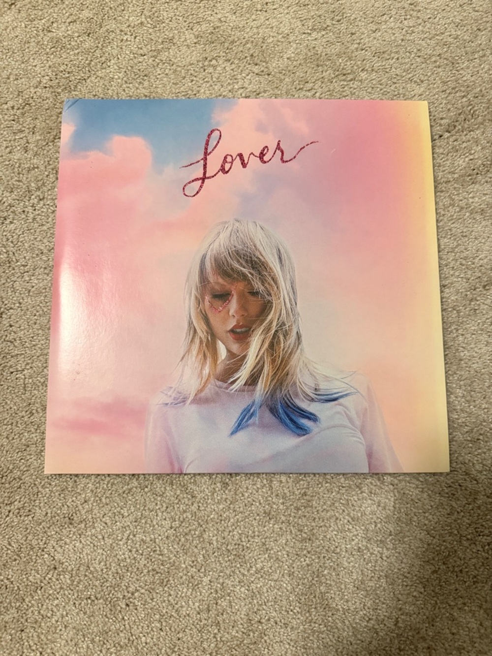 Taylor Swift Poster - Pastel Pink, Sky Blue, Yellow Gradient